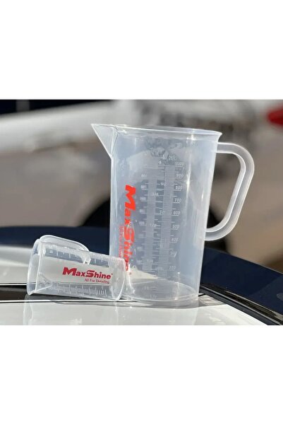 Max Shine Ölçü Kabı Küçük Boy 100 ml - Measuring Cup - Şeffaf - 1 Adet