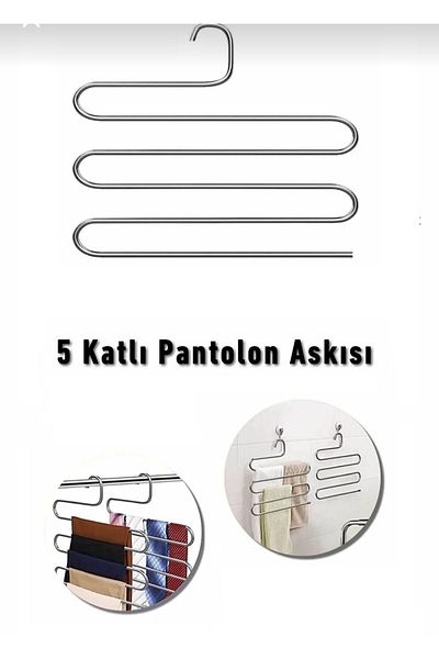METALAY Metalay Decorativ Metal Cabinet Interior Cromat Umeraș Pantaloni Umeraș Eșarfă 5 Nivele