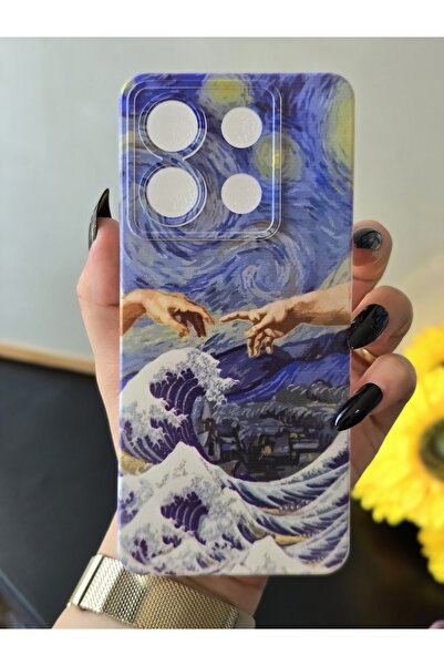 SUPER FRAME Xiaomi Redmi Note 13 Pro 5G Uyumlu Baskılı Şeffaf Telefon Kılıfı