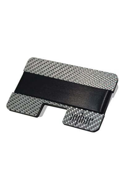 Aybar Craft Erkek Gümüş Karbon Fiber Kartlık