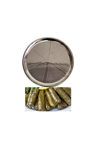 mobilreyon Sarma Dolma Altlığı , 21 cm no:4 , Paslanmaz Krom Süzek