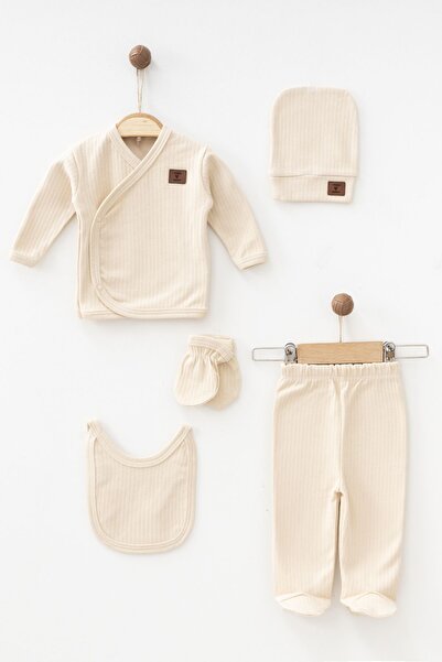 yukobaby bebeğiniz için en doğalı Bebek Raporlu %100 Pamuk 5'li Yenidoğan Has...