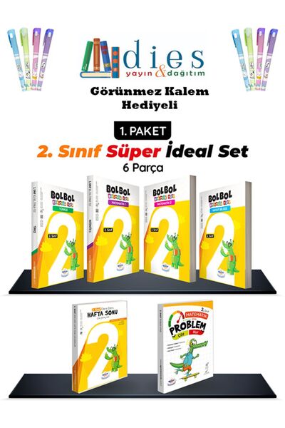 öğretmen evde Öğretmenevde Yay. 2. Sınıf Süper İdeal Set – 6 Parça (2023-2024)