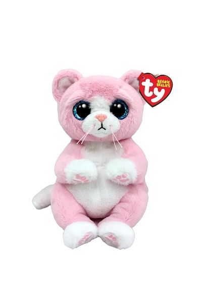 TY Beanie Boos TY Beanie Babies Lillibelle Pink Cat 15 cm