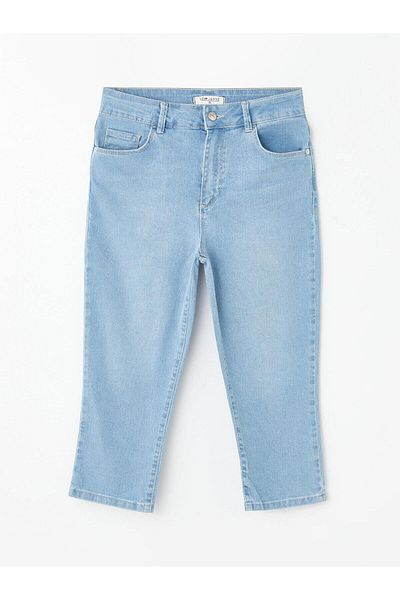 LC Waikiki LCWAIKIKI - Klassische Slim-Fit Damen Jeans Capri