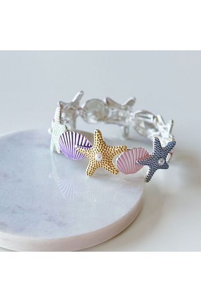 CHARMLUCKY Metal Colored - Enameled Rubber Wrist