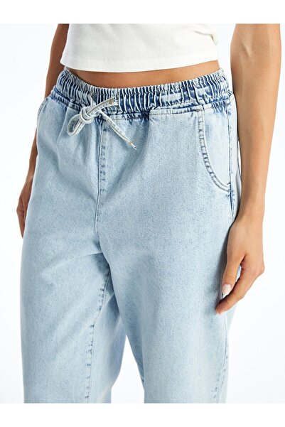 LC Waikiki Dámské džínové kalhoty Balloon Fit - elastický pas