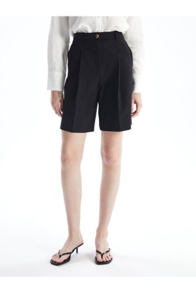 LC Waikiki Dámské šortky – pohodlný střih, vzhled hladkého plátna