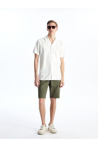 LC Waikiki Ανδρικές βερμούδες LCWAIKIKI Classic Gabardine - Άνετη εφαρμογή