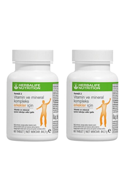 Herbalife Formül 2 Erkek Vitamini 2 li paket