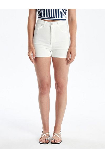 LC Waikiki Γυναικείο τζιν σορτς LCW Extra Slim Fit