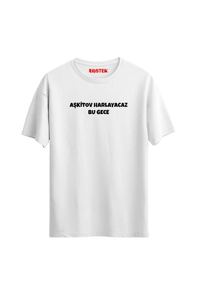 Açık Garaj Unisex T-Shirt with "Ashkitov's Will Take It Tonight" Printed