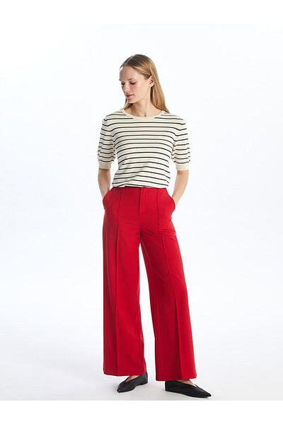 LC Waikiki Bequeme, gerade Palazzo-Hose für Damen