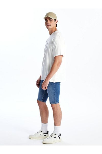 LC Waikiki Ανδρικό τζιν σορτς Skinny Fit