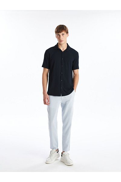 LC Waikiki Slim Fit Linen Blended Men's Trousers
