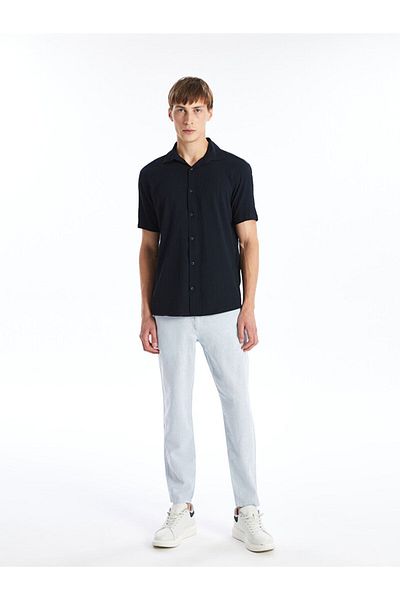 LC Waikiki Slim Fit Linen Blended Men's Trousers