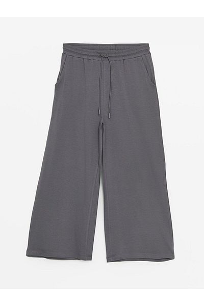 LC Waikiki Dámské Capri LCW – rovné, široké nohavice a elastický pas