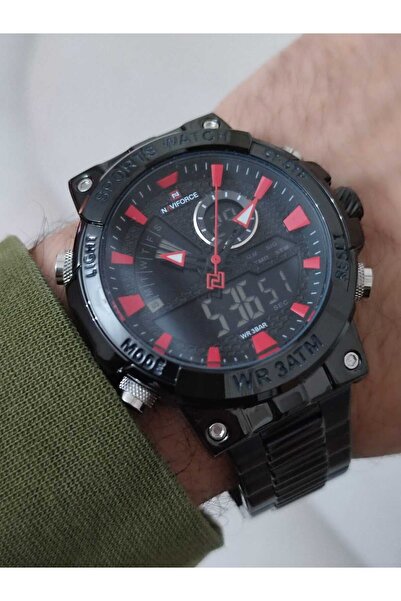 Naviforce Erkek Kol Saati Çift Kordonlu Dijital & Analog 2102