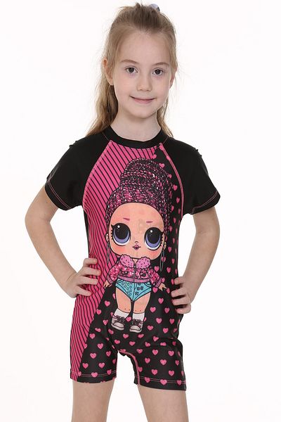 ÖYKÜ KİDS Zippered UV Protection Swimsuit