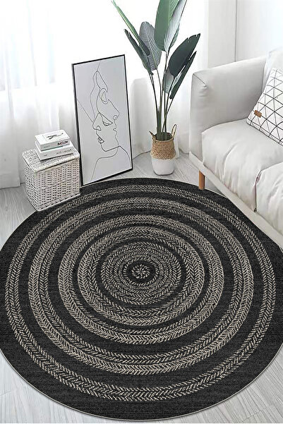 MUA HOME DECOR Iskandinav Desen Dijital Baskı Yıkanabilir Kaymaz Taban Salon ...