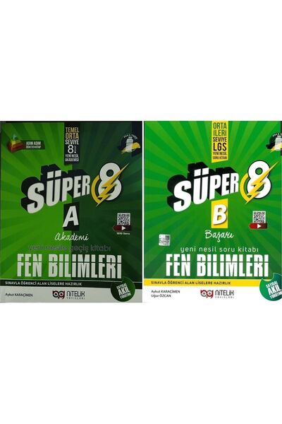 Nitelik Yayınları NİTELİK YAYINLARI 8.SINIF YENİ NESİL SÜPER FEN BİLİMLERİ (A...