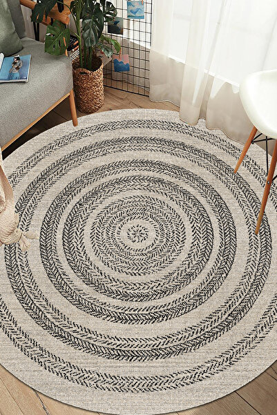 MUA HOME DECOR Iskandinav Desen Dijital Baskı Yıkanabilir Kaymaz Taban Salon ...