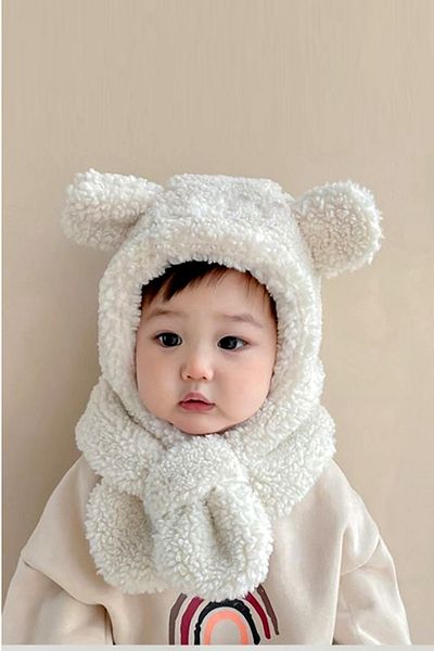 Nurnivus Tammy Cute Children's Hat - with Neck Collar, Welsoft Fleece, Windproof Beanie