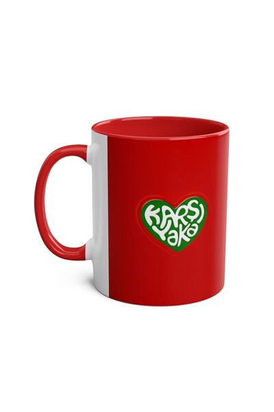 DUBLEMETRE Karşıyaka Temalı Baskılı Kupa Bardak