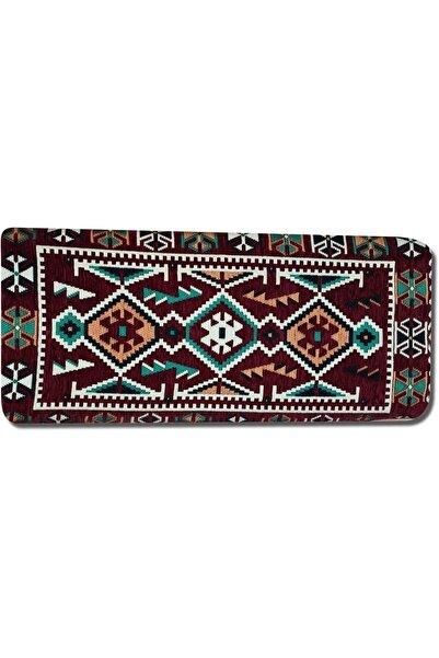 Algelsineve Kamış Dolgulu Şark Köşesi Yastığı 40 X 90cm Bordo