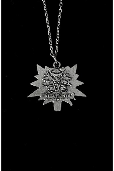 DarkellaStore The Witcher Sembol Kolye (Arkası Baskılı)