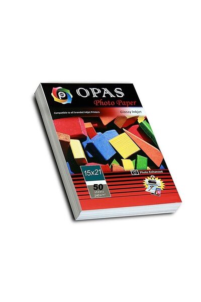 OpasPhotoPaper Гланцирана фотохартия A5 50 листа 15 X 21 - 240 гр.