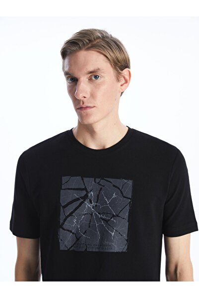 LC Waikiki Ανδρικό μπλουζάκι Pique με κοντό μανίκι με λαιμόκοψη