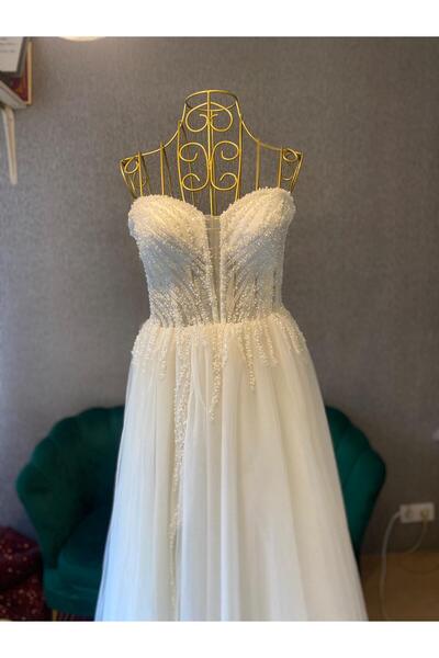 sılakaratasbride Strapless Wedding Dress - Stylish and Comfortable Design