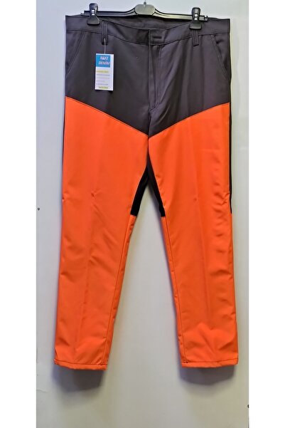 BeyzDenim Turanj Kahve Likralı Yürüyüş Pantolonu Pacalar Su Geçirmez Büyük Beden