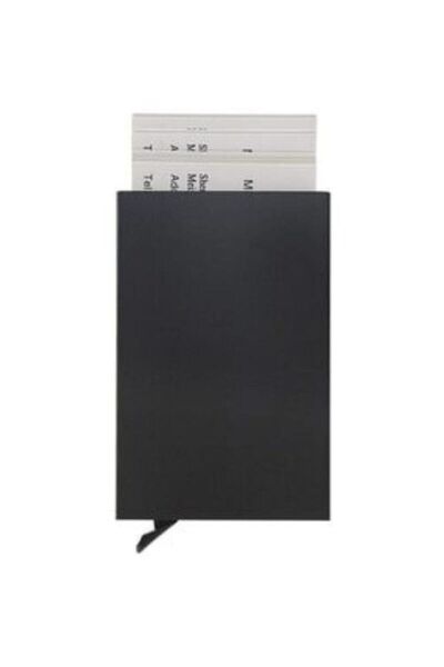 Quality Black Mechanical Card Holder