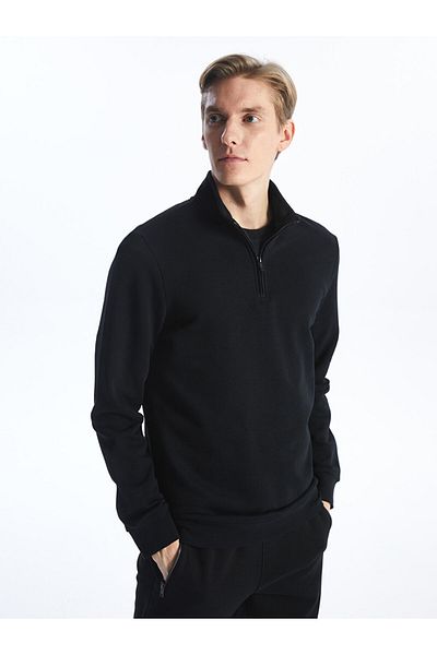 LC Waikiki Stand Collar Long Sleeve Men's Sweatshirt