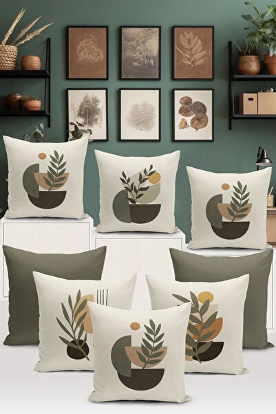 Bertille Home Мінімалістична серія з 8 предметів з цифровим друком Набір чохл...