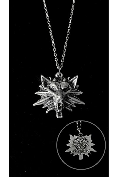 DarkellaStore The Witcher Sembol Kolye (Arkası Baskılı)