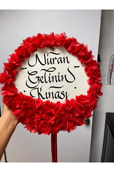 Evsay Vurmalı Zilli Lazer Güllü Süslü Deri Tef Gelin Tefi Isme Özel Deri Tef ...