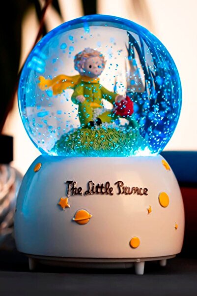 GiralStore The Little Prince Küçük Prens Müzikli Işıklı Otomatik Kar Tanesi P...