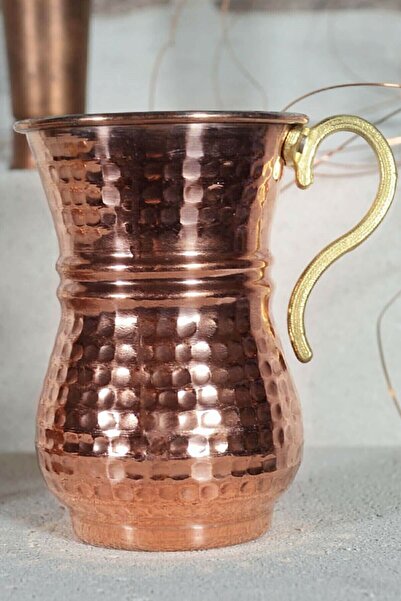 AHCAHOME 6 Adet Bakır Maşrapa Dövme El Işçilikli