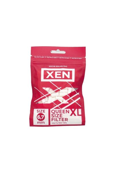 XEN Queen Size Tutun Filtresi Sigara Sünger Ağızlık Zıvana 6.7 Mm 1 Paket