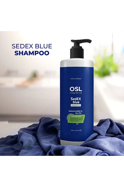 OSL Omega Skin Lab Sedex Shampoo 200ml, Anti-Dandruff Treatment and Itching Relief for Healthy Scalp,
