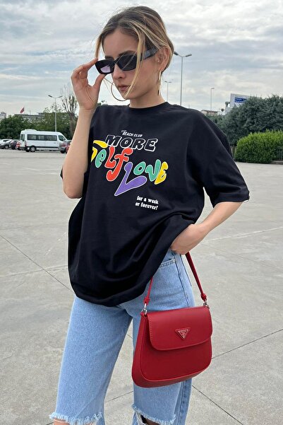 Jose Clothing Γυναικείο μπλουζάκι Relax Fit - με τύπωμα , Κοντό μανίκι