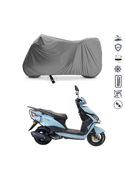 Genel Markalar Arora Freedom 125 Çantalı Motosiklet Brandası 4 Mevsim Su Geçi...