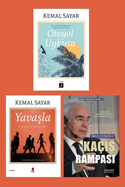 Kapı Yayınları Otoyol Uykusu - Yavaşla - Kaçış Rampası (3 Kitap Set)