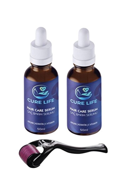CURE LİFE Saç Çıkarıcı 2'li Serum +Dermaroller Set 50ml