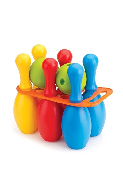 Genel Markalar Bowling Oyun Seti Evde Oynama Fırsatı 6 Adet Lobut ve 2 Adet Bowling Topu Filede Sert Plastik