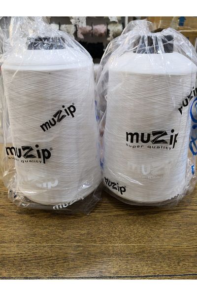 Fransizdantel White Overlock Thread 800 Gr 1 Piece