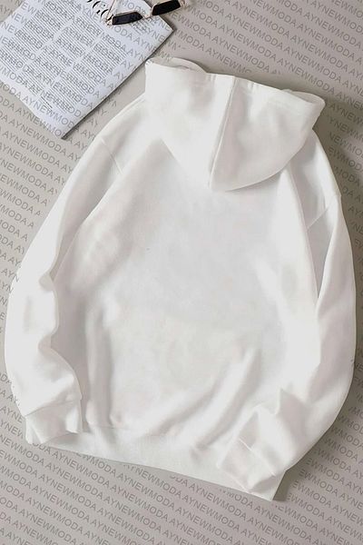 aynewmoda Tokyo Ghoul Anime Printed - Φούτερ με κουκούλα μεγάλου μεγέθους 3 νήματα